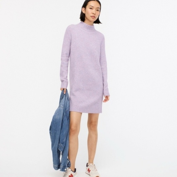 J. Crew Dresses & Skirts - Like New J Crew Mockneck Sweater Dress. Size M merino wool/alpaca blen